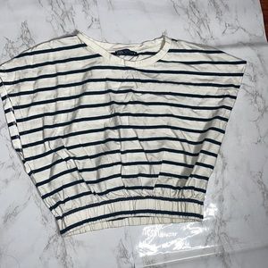 Zara sleeve less stripe top large
